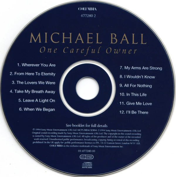 Michael Ball - One Careful Owner (CD, Album) - Image 5