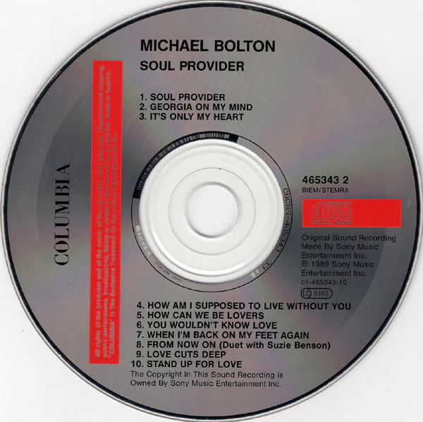 Michael Bolton - Soul Provider (CD, Album, RP) - Image 3