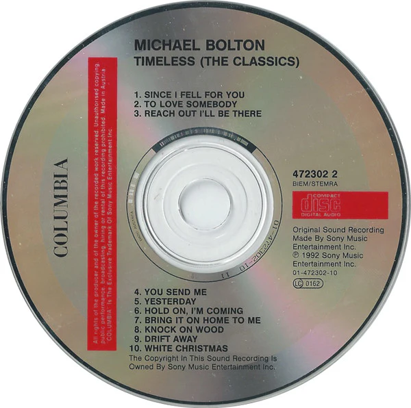 Michael Bolton - Timeless (The Classics) (CD, Album) - Image 3