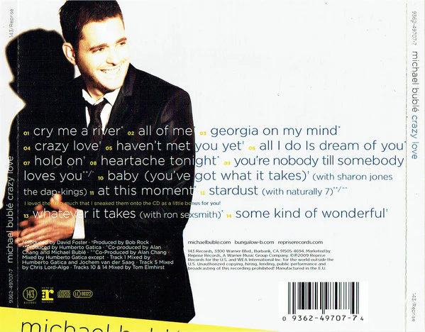 Michael Bublé - Crazy Love (CD, Album) - Image 3