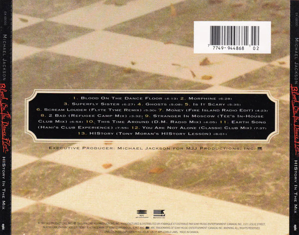 Michael Jackson - Blood On The Dance Floor - HIStory In The Mix (CD, Album) - Image 2