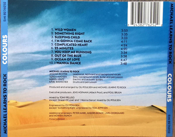 Michael Learns To Rock - Colours (CD, Album) - Image 2