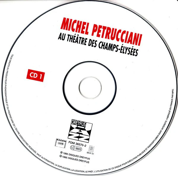 Michel Petrucciani - Au Théâtre Des Champs-Elysées (2xCD, Album, Dig) - Image 4