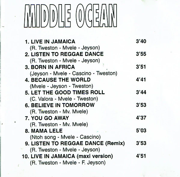 Middle Ocean - Listen To Reggae Dance (CD, Album) - Image 3