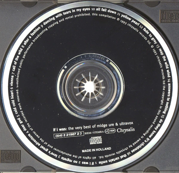 Midge Ure & Ultravox - If I Was: The Very Best Of Midge Ure & Ultravox (CD, Comp) - Image 4