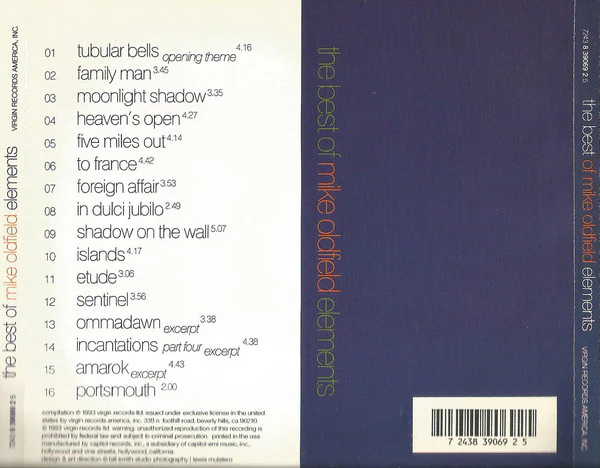 Mike Oldfield - The Best Of Mike Oldfield: Elements (CD, Comp) - Image 2