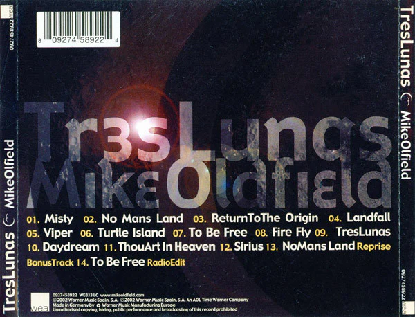Mike Oldfield - Tr3s Lunas (CD, Album) - Image 2