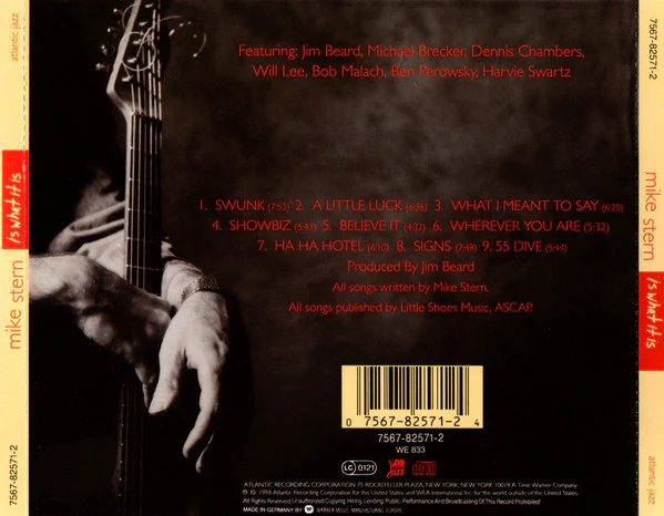 Mike Stern - Is What It Is (CD, Album) - Image 2