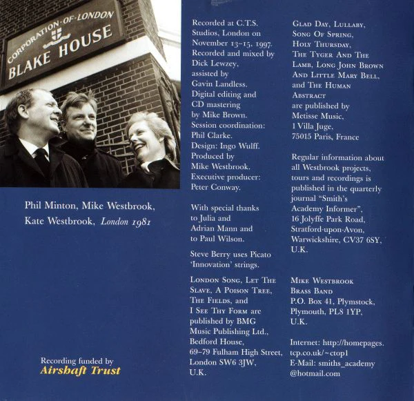 Mike Westbrook - Glad Day (Settings Of William Blake) (2xCD, Album) - Image 3