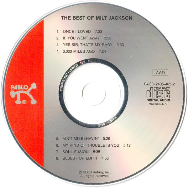 Milt Jackson - The Best Of Milt Jackson (CD, Comp) - Image 3