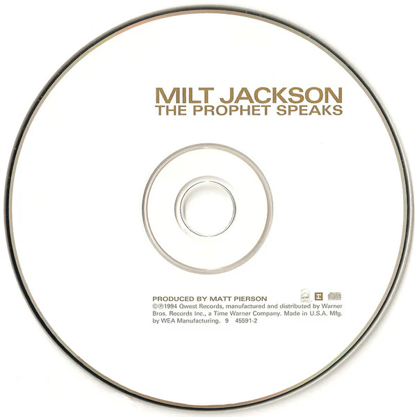 Milt Jackson With Joshua Redman And Joe Williams - The Prophet Speaks (CD, Album) - Image 3