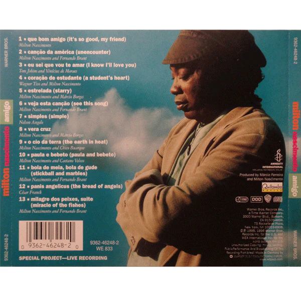 Milton Nascimento - Amigo (CD, Album) - Image 2