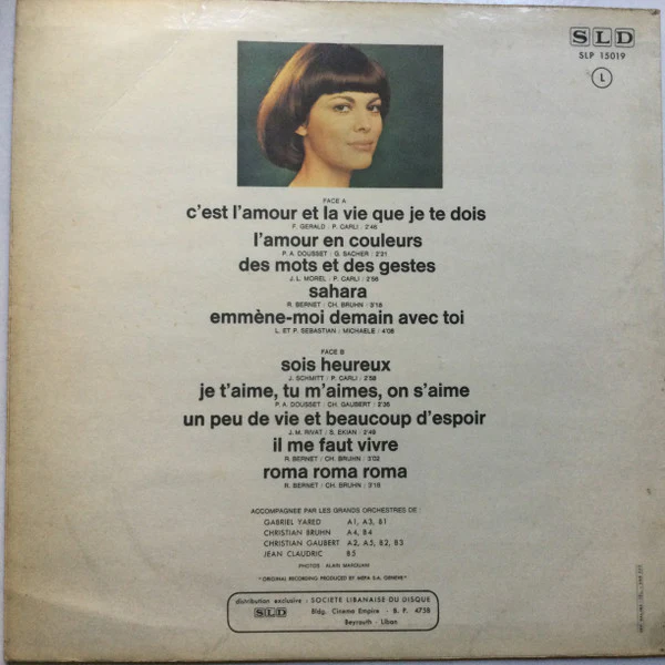 Mireille Mathieu - Emmène-Moi Demain Avec Toi (LP, Comp) - Image 2
