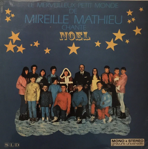 Mireille Mathieu - Le Merveilleux Petit Monde De Mireille Mathieu Chante Noël (LP, Album, Mono)
