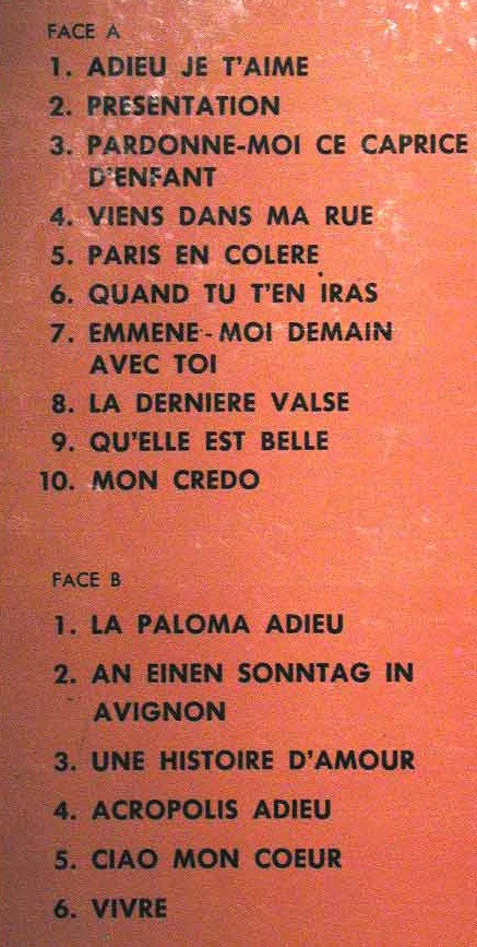 Mireille Mathieu - Mireille Á Byblos (LP) - Image 3