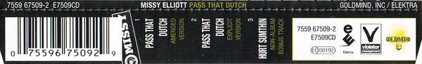 Missy Elliott - Pass That Dutch (CD, Single) - Image 2