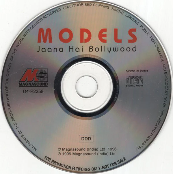 Models (6) - Jaana Hai Bollywood (CD, Album, Promo) - Image 3