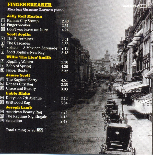 Morten Gunnar Larsen - Fingerbreaker: Classics Of Ragtime And Early Jazz Piano (CD, Album) - Image 3