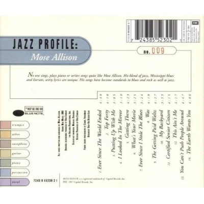 Mose Allison - Jazz Profile: Mose Allison (CD, Comp) - Image 2