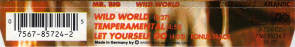 Mr. Big - Wild World (CD, Maxi) - Image 3
