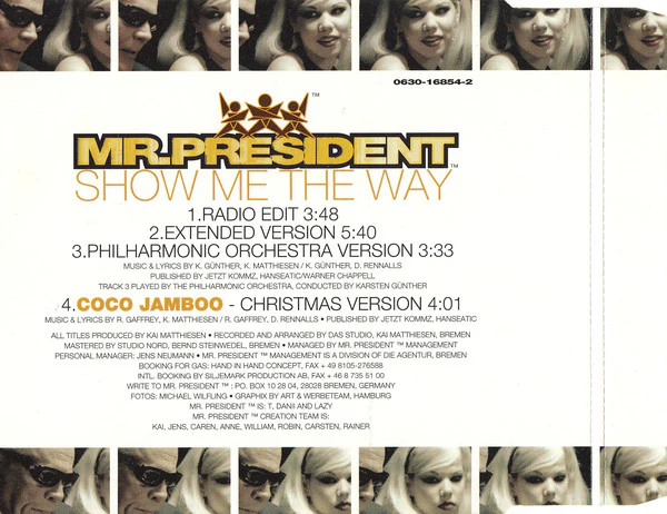 Mr.President* - Show Me The Way (CD, Maxi) - Image 4