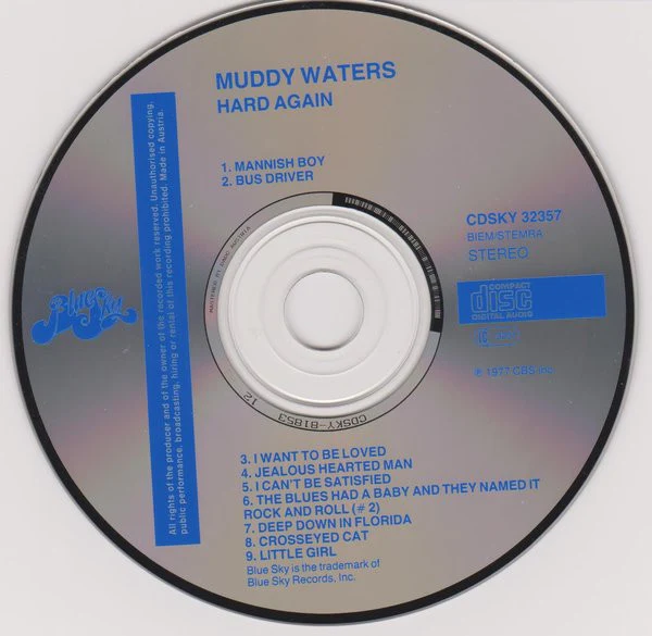 Muddy Waters - Hard Again (CD, Album, RE) - Image 3
