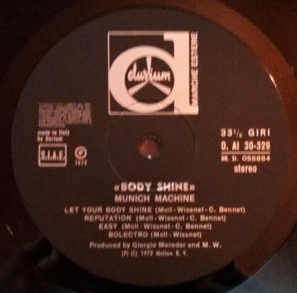 Munich Machine - Body Shine (LP, Album) - Image 2