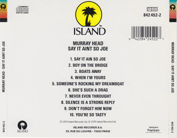 Murray Head - Say It Ain't So (CD, Album, RE) - Image 2