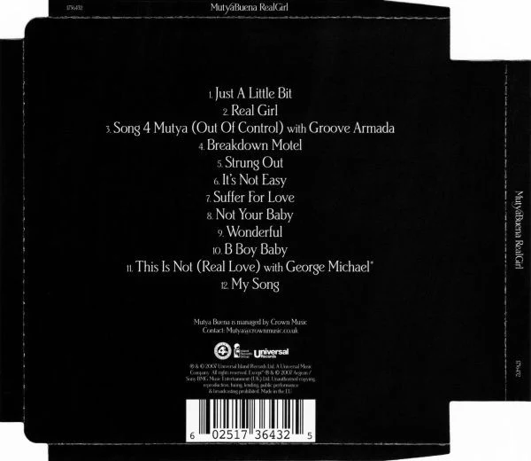 Mutya Buena - Real Girl (CD, Album) - Image 2