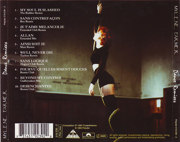Mylene Farmer* - Dance Remixes (CD, Comp) - Image 2