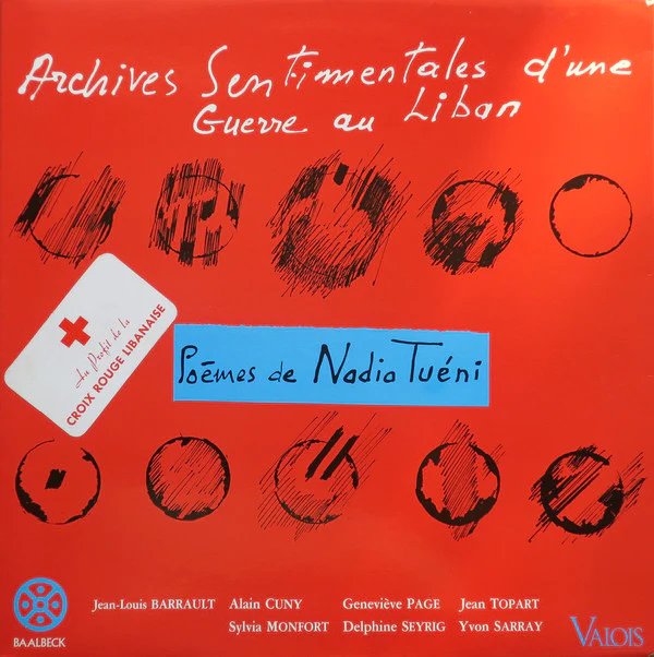 Nadia Tuéni - Archives Sentimentales D'une Guerre Au Liban (LP)