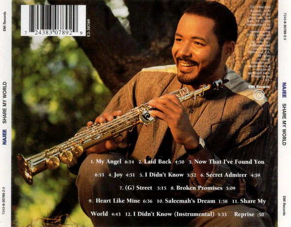 Najee - Share My World (CD, Album) - Image 2