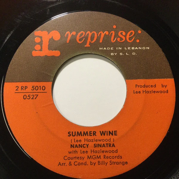 Nancy Sinatra - Sugar Town / Summer Wine (7", Single) - Image 2