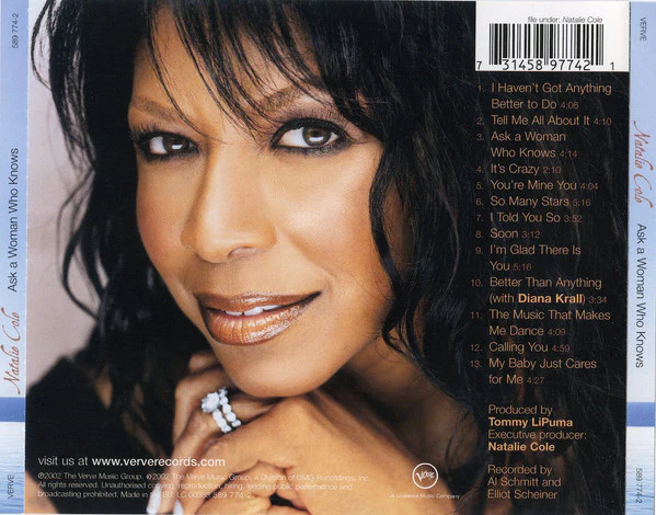 Natalie Cole - Ask A Woman Who Knows (CD, Album) - Image 2