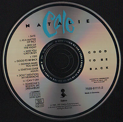 Natalie Cole - Good To Be Back (CD, Album) - Image 3