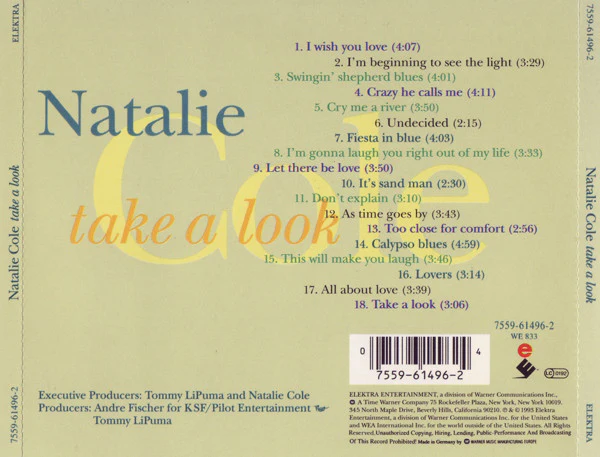 Natalie Cole - Take A Look (CD, Album) - Image 2
