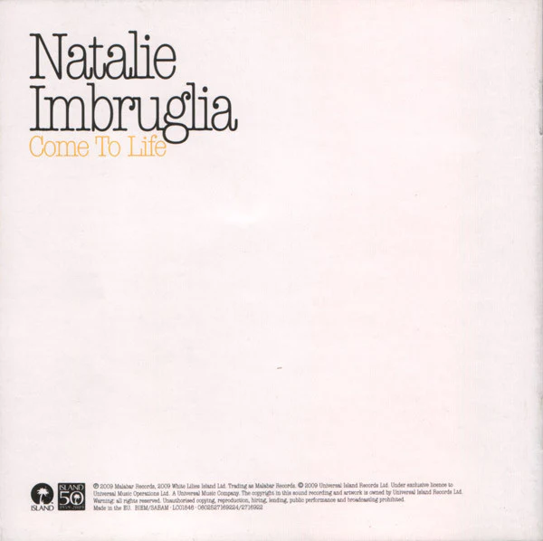 Natalie Imbruglia - Come To Life (CD, Album) - Image 2