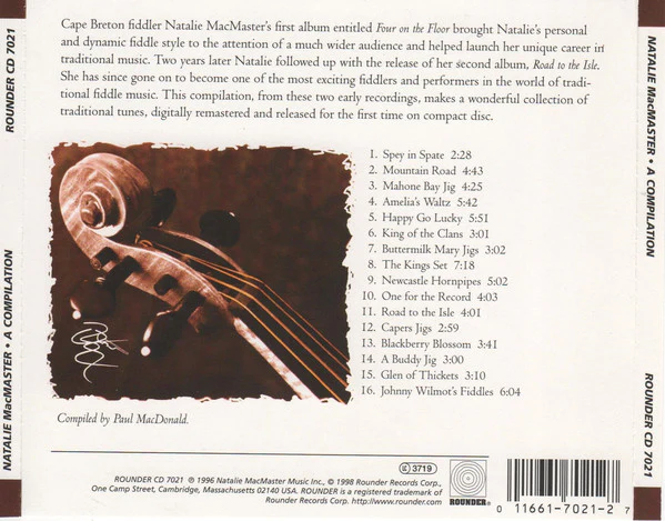 Natalie MacMaster - A Compilation (CD, Comp) - Image 2
