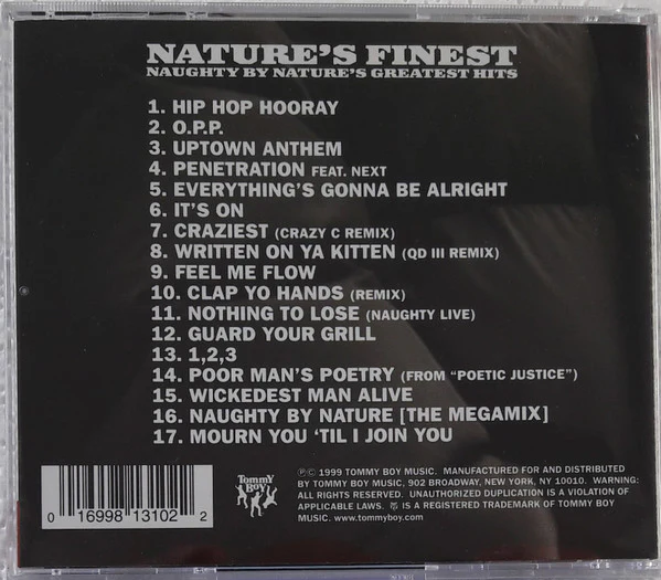 Naughty By Nature - Nature's Finest - Naughty By Nature's Greatest Hits (CD, Comp) - Image 4
