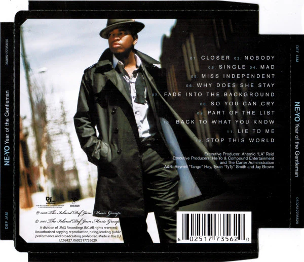 Ne-Yo - Year Of The Gentleman (CD, Album, Sup) - Image 2