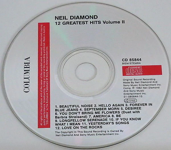 Neil Diamond - 12 Greatest Hits Vol. II (CD, Comp, RE) - Image 3