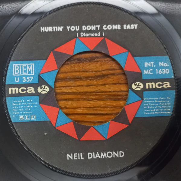 Neil Diamond - Holly Holy (7", Single) - Image 2