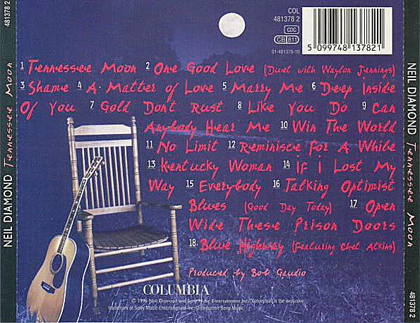 Neil Diamond - Tennessee Moon (CD, Album) - Image 2