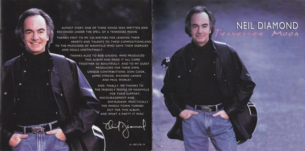 Neil Diamond - Tennessee Moon (CD, Album) - Image 3