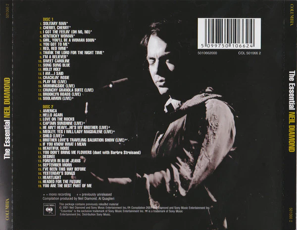 Neil Diamond - The Essential Neil Diamond (2xCD, Comp) - Image 2