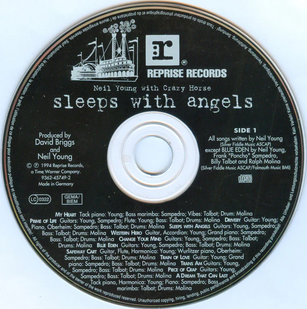 Neil Young And Crazy Horse - Sleeps With Angels (CD, Album) - Image 3