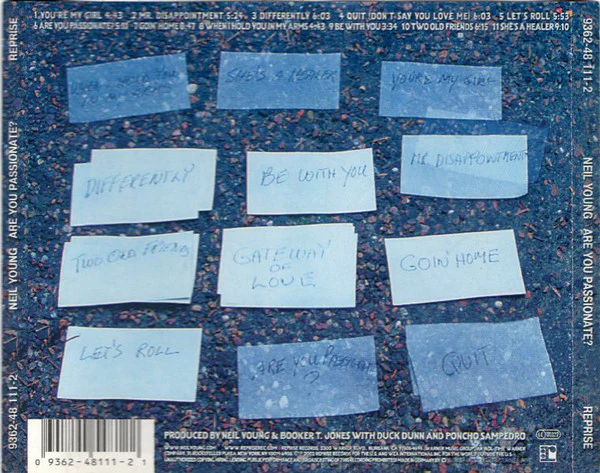 Neil Young - Are You Passionate? (CD, Album) - Image 2