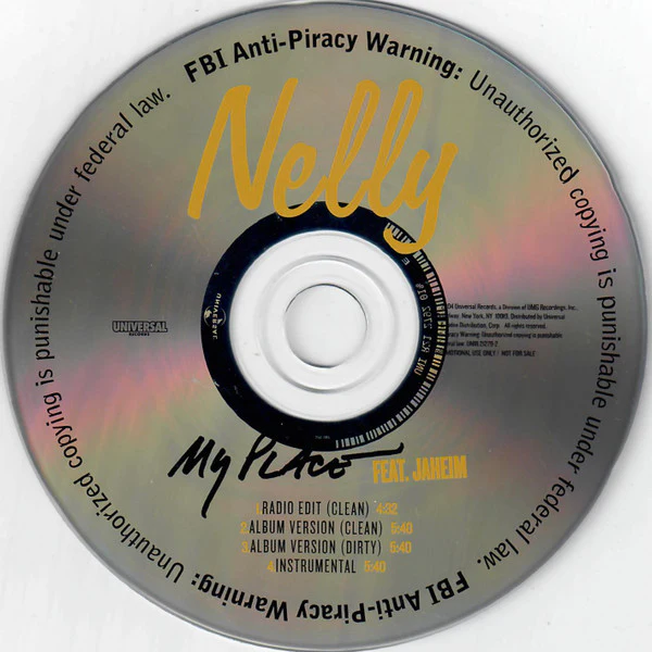 Nelly Feat. Jaheim - My Place (CD, Single, Promo) - Image 3