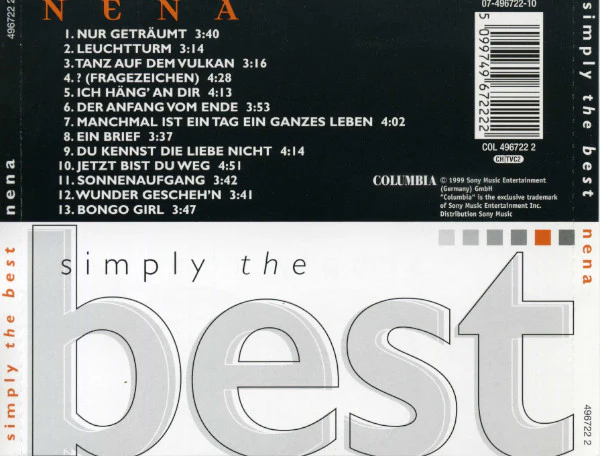 Nena - Simply The Best (CD, Comp) - Image 2