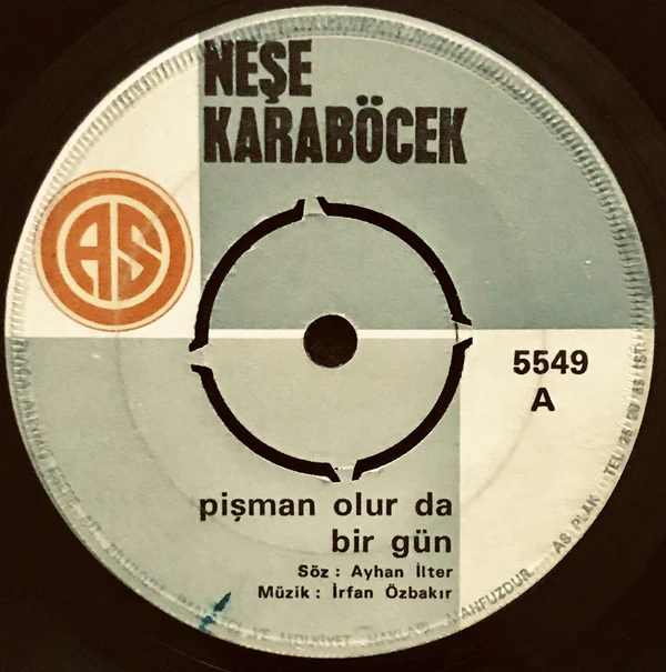 Neşe Karaböcek - Pişman Olur Da Bir Gün / Elbet Bir Gün Buluşacağız (7", Single) - Image 2